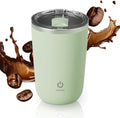 Stainless Steel Self Stirring Coffee Mug - Effortless Stirring!