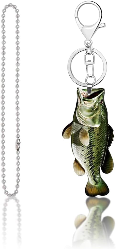 Bass Fishing Keychain Gift Set - Mifoneix