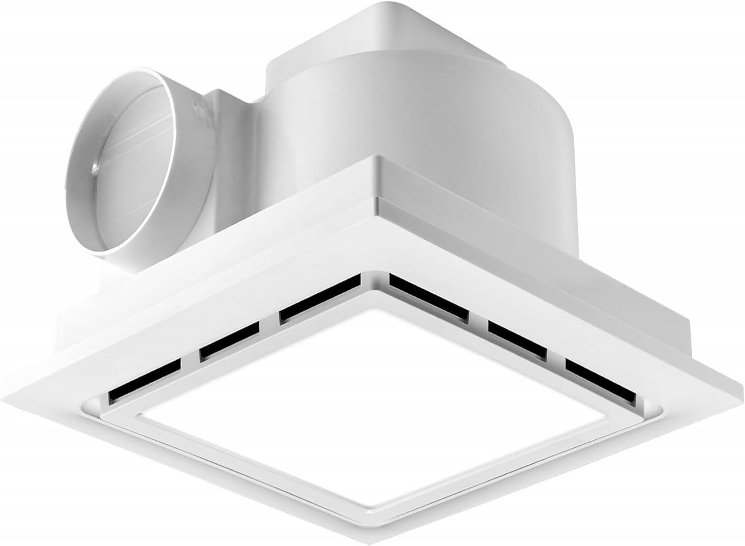 Powerful Bathroom Exhaust Fan with LED Light for Quiet Ventilation