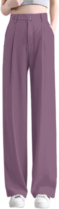Betusline Women's Wide Leg Pants for Business Casual Office Wear