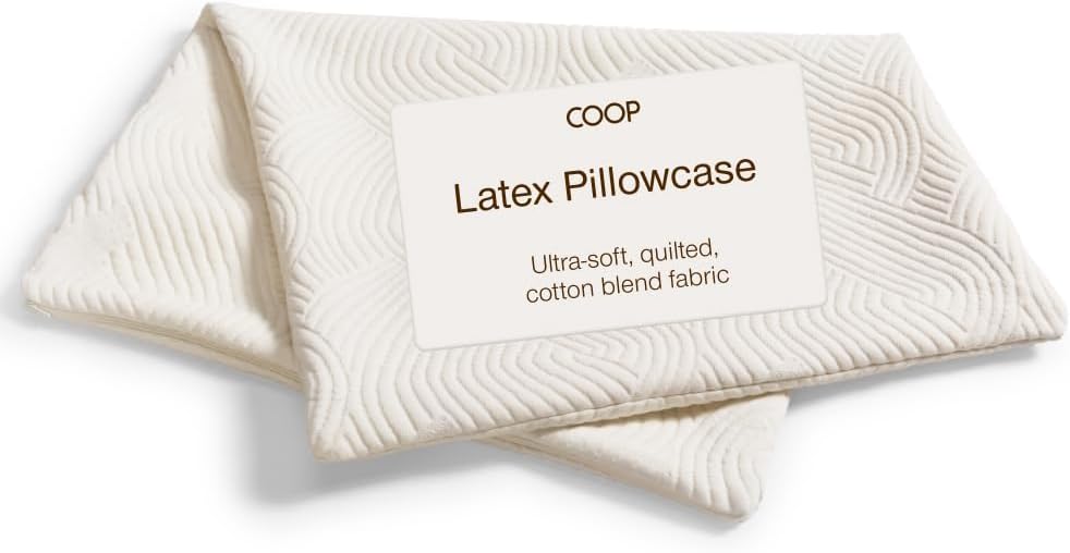 Coop Home Goods Latex Pillow Case King for Ultimate Comfort