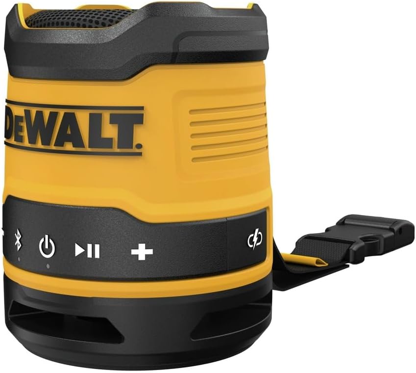 DEWALT Bluetooth Speaker: Jobsite Ready