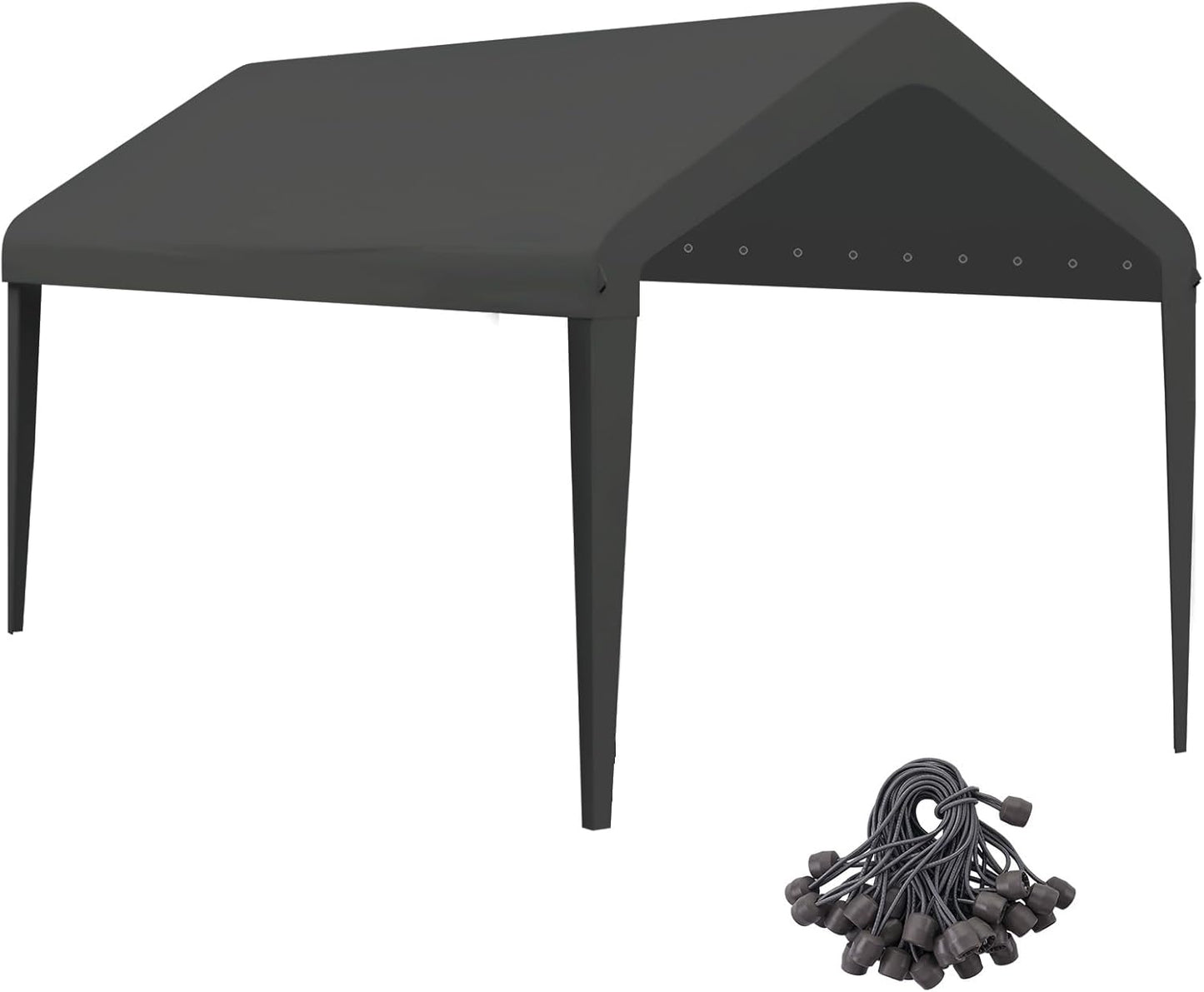 Durable 10ft x 20ft Carport Replacement Canopy Cover for All Weather