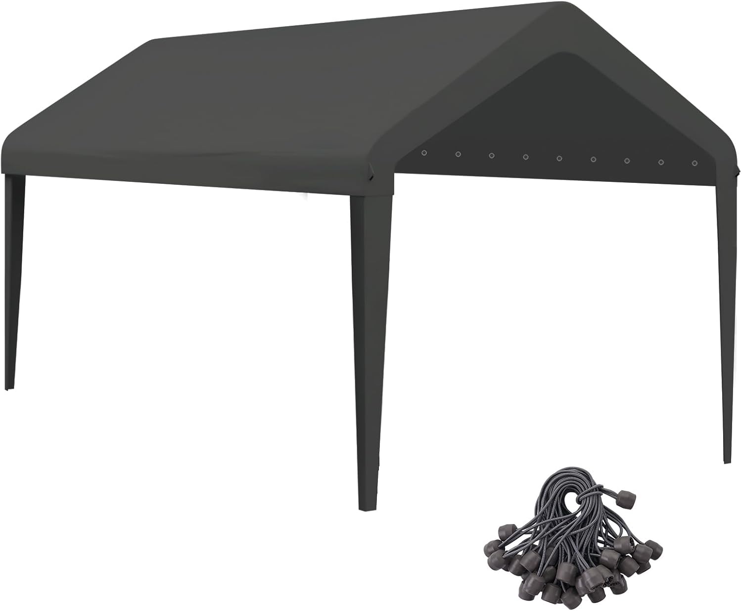 Durable 10ft x 20ft Carport Replacement Canopy Cover for All Weather