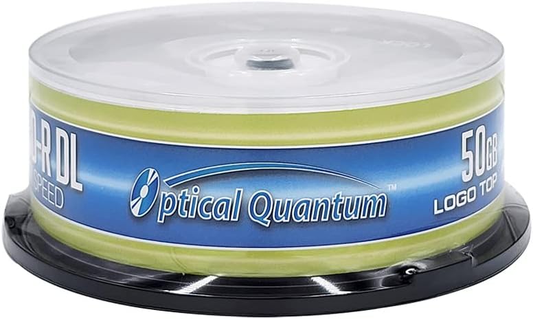 Optical Quantum 50 GB 6X Blu-ray Double Layer Recordable Discs