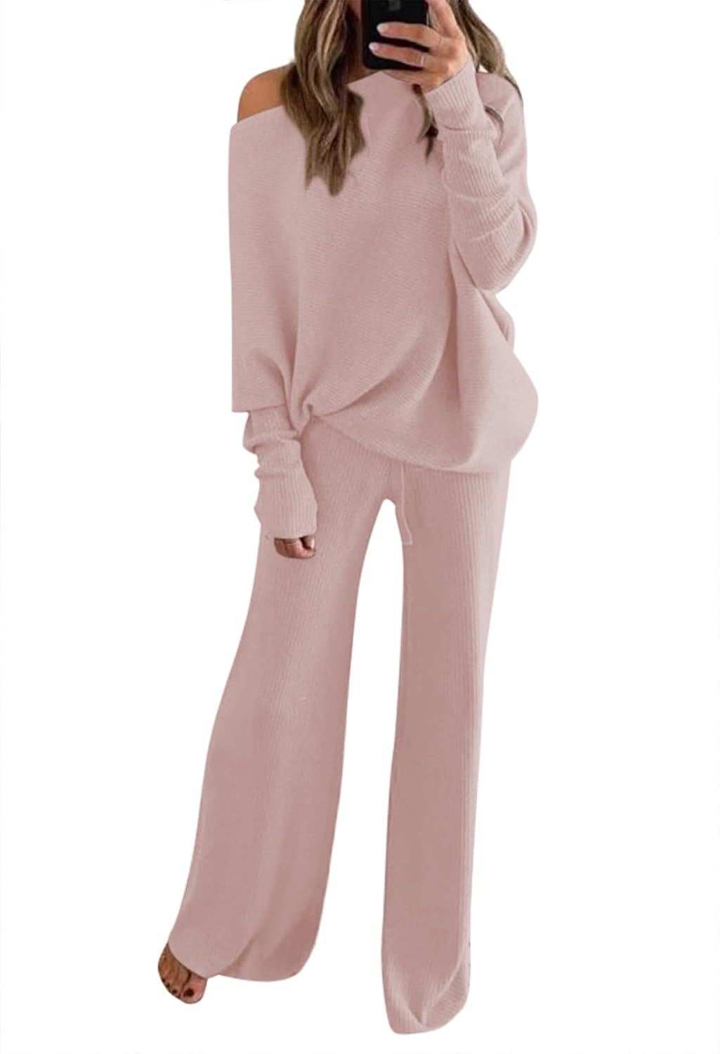 Linsery Women 2 Piece Sweater Set for Stylish Fall Outfits