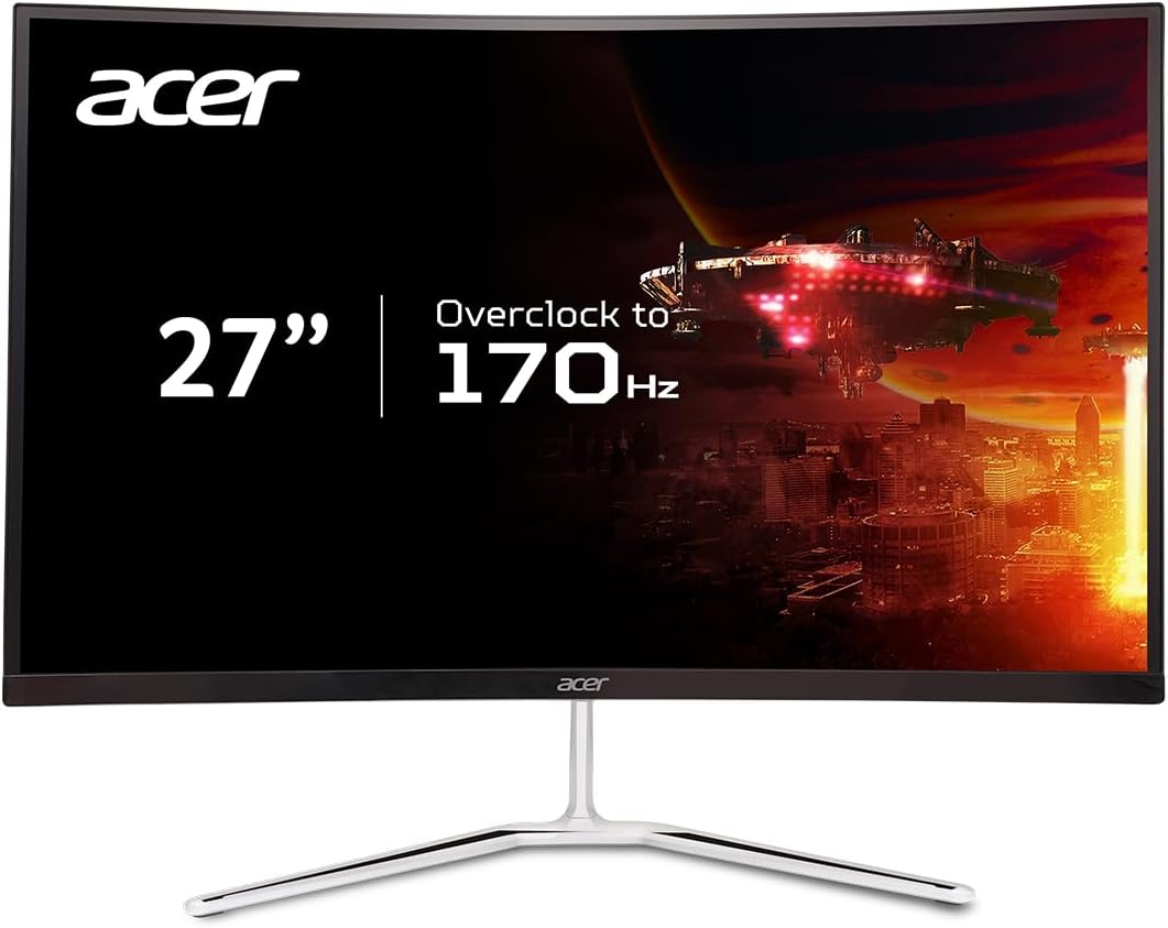 Acer 27 170Hz Curved Gaming Monitor | AMD FreeSync | 1ms VRB | HDR10