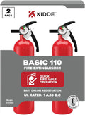Kidde Multi Purpose Fire Extinguisher 1A10BC 2 Pack - Reliable Home