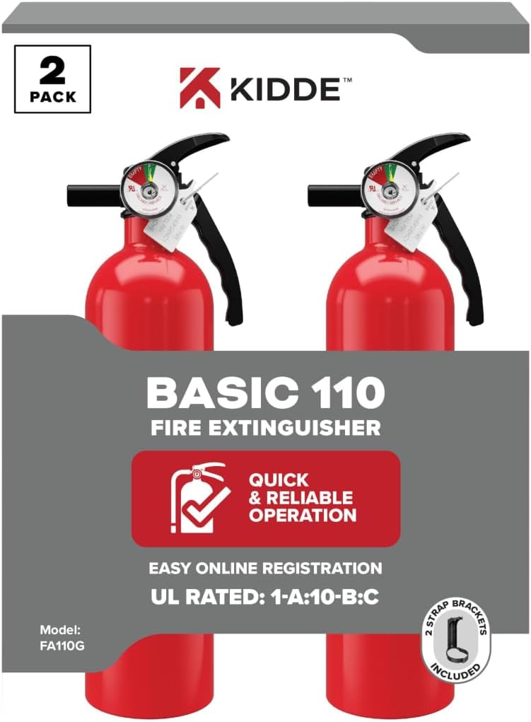 Kidde Multi Purpose Fire Extinguisher for Home and Office Safety