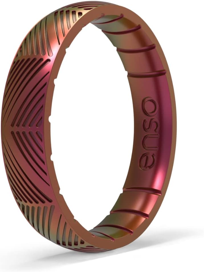 Enso Rings Thin Legend Silicone Ring - Comfortable & Safe Fit