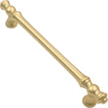 Alzassbg 10 Pack Matt Gold Cabinet Pulls, 6.3in Hole Centers - Elegant