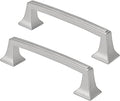 Brushed Nickel Cabinet Pulls 96mm Silver Drawer Handles - Durable