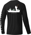 Palmyth Mens Fishing Shirts Long Sleeve UPF 50+ Rash Guard - Sun