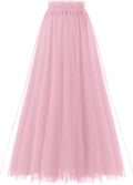 A Line Tulle Tea Length Skirt - Elegant Layered Tutu for Events