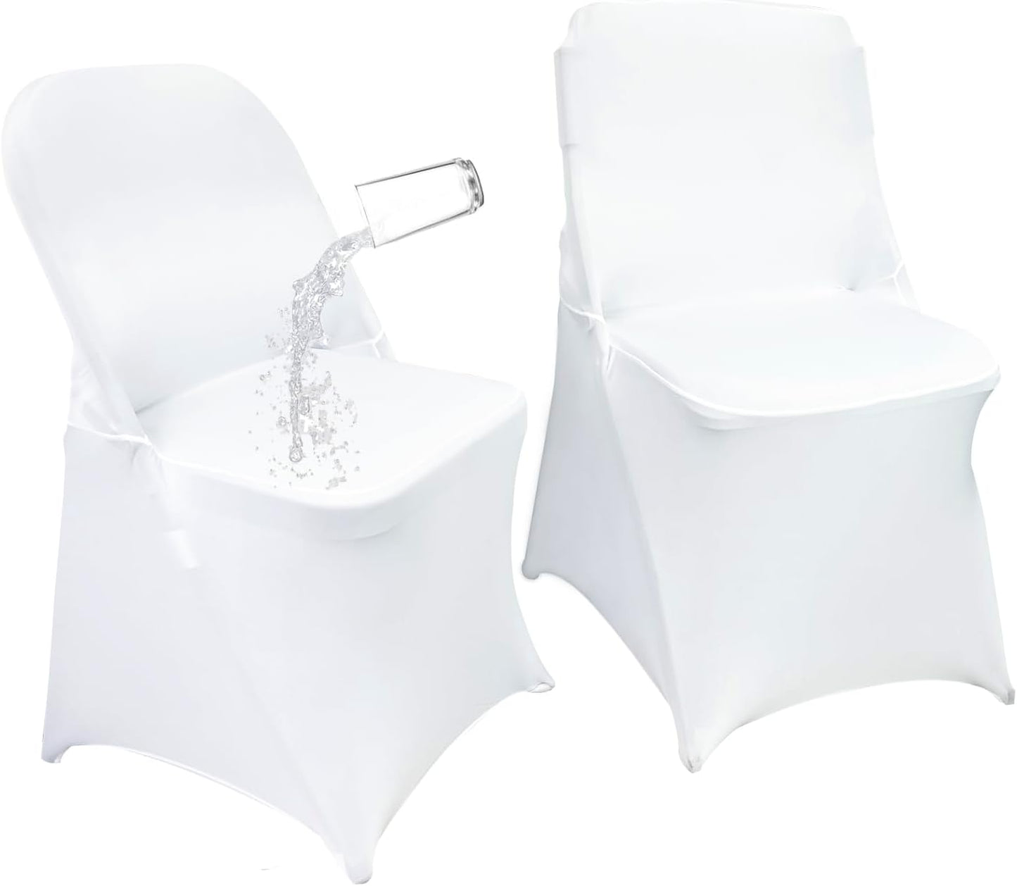40PCS Stretch Spandex Folding Waterproof Chair Covers for Events