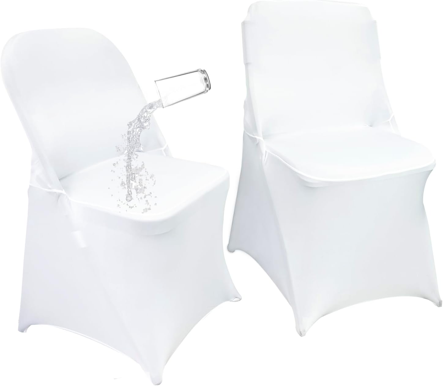40PCS Stretch Spandex Folding Waterproof Chair Covers for Events