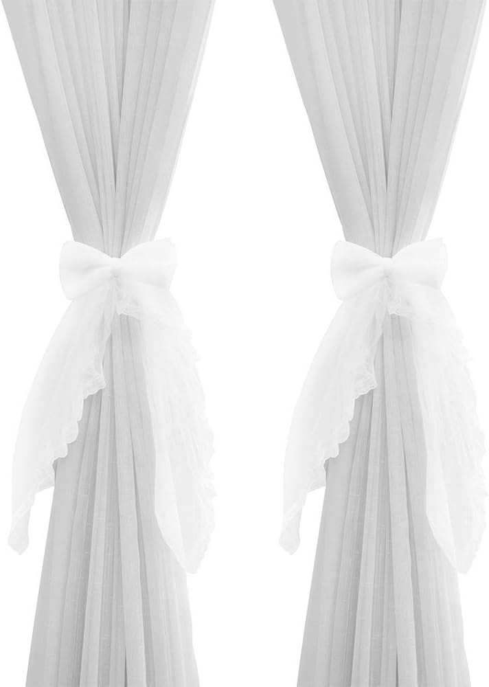 Sweet Lace Bowknot Tiebacks for Elegance!