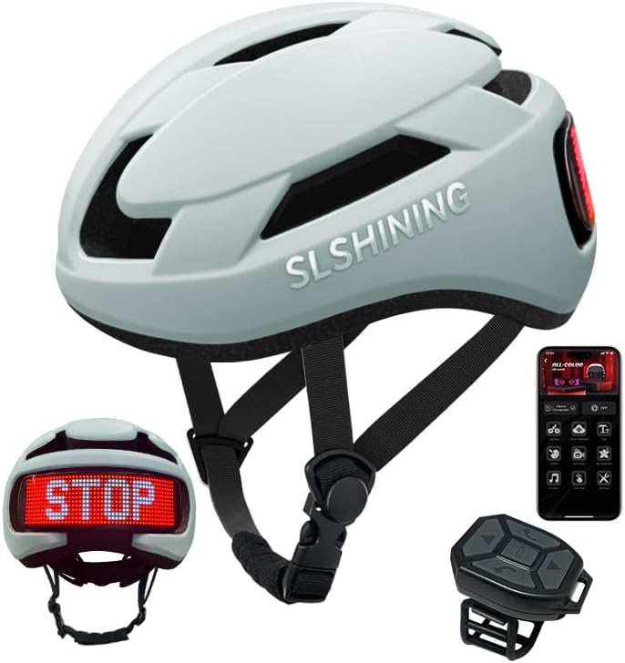 Smart Bike Helmet with Turn Signals - Stay Safe in Style!