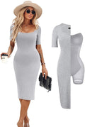 Women Shapewear Dress with Built-in Pads for Elegant Style