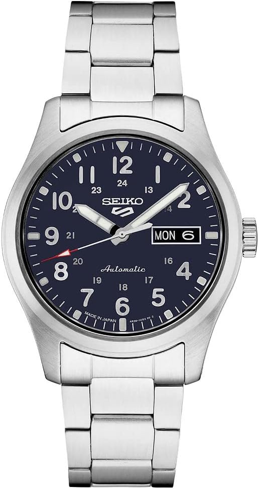 SEIKO Automatic Watch for Men - 5 Sports with Luminous Features