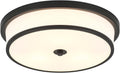 16 in Flush Mount Ceiling Light, 3-Light Close to Ceiling Fixture
