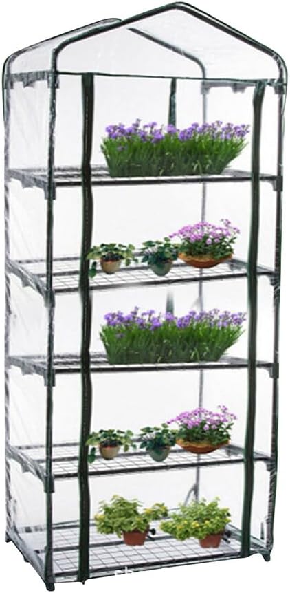 Portable 5-Tier Outdoor Greenhouse for Seedling Growth