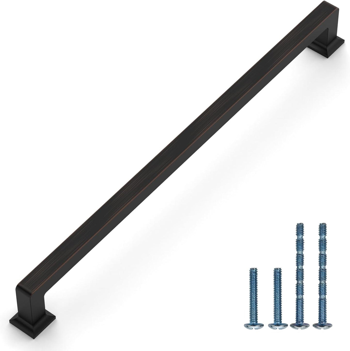 10 Pack 10in Oil Rubbed Bronze Cabinet Pulls for Kitchen Use