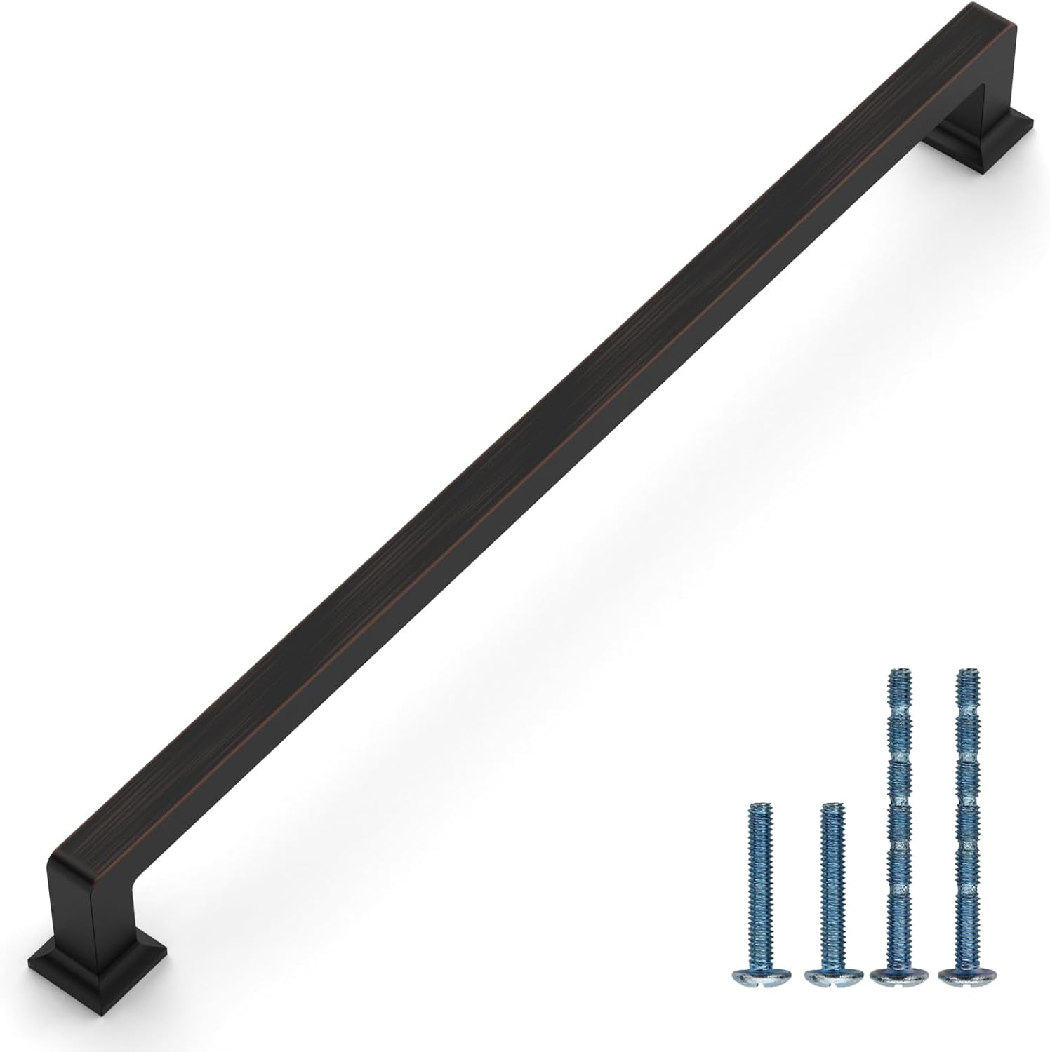 10 Pack 10in Oil Rubbed Bronze Cabinet Pulls for Kitchen Use