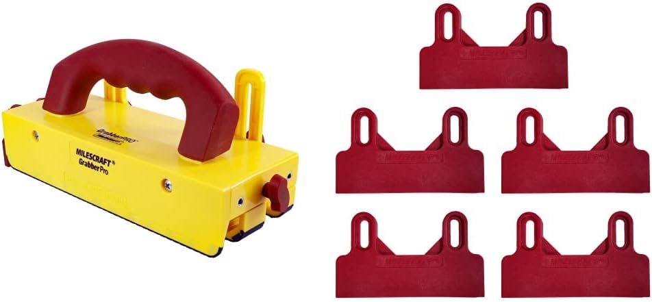 Milescraft GrabberPRO Push Block with Adjustable Cut-Through Heels