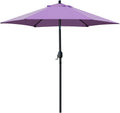 Sunnyglade 7.5 ft Patio Umbrella - Push Button Tilt & Crank
