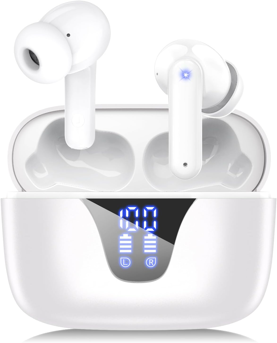 50hrs Stereo Bass Wireless Earbuds - ZIUTY
