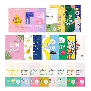 FACETORY 23 Sheet Mask Collection for All Skin Types - Hydrating
