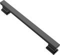 Matt Black Cabinet Pulls 6-1/4 in Hole Centers - Solid Matte Handles