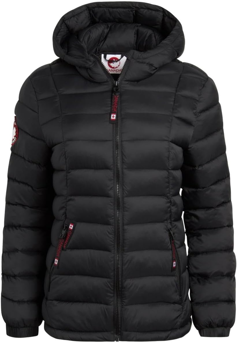 Stay Warm in Style with CANADA WEATHER GEAR Quilted Coat!