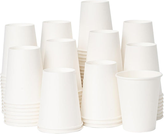 YEEHAW 8 oz 1000 Pack Disposable Paper Coffee Cups - Ideal for Hot Drinks!