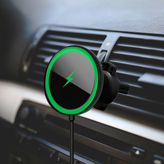 15W Fast Magnetic Car Charger & Mount for iPhone