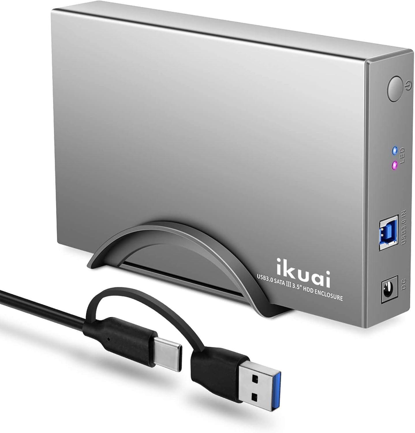 Fast Data Access: ikuai 3.5 SATA Hard Drive Enclosure