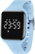Waterproof Kids Digital Sport Watch - Step Tracker & Alarm Clock - Ages 5-16