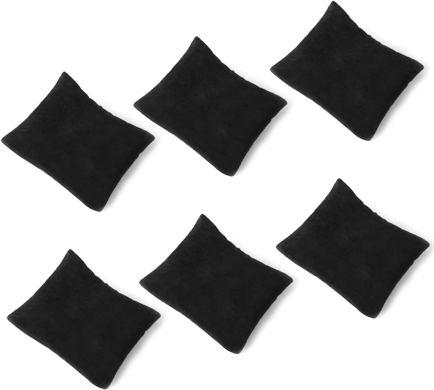 Black Velvet Jewelry Pillow Set - Showcase Golden Pearl