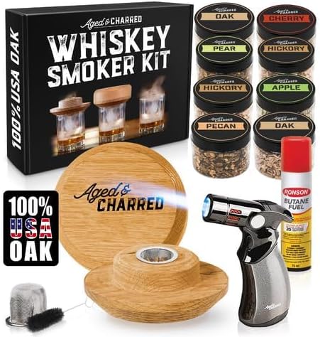 Whiskey Cocktail Smoker Kit - Aged & Bold