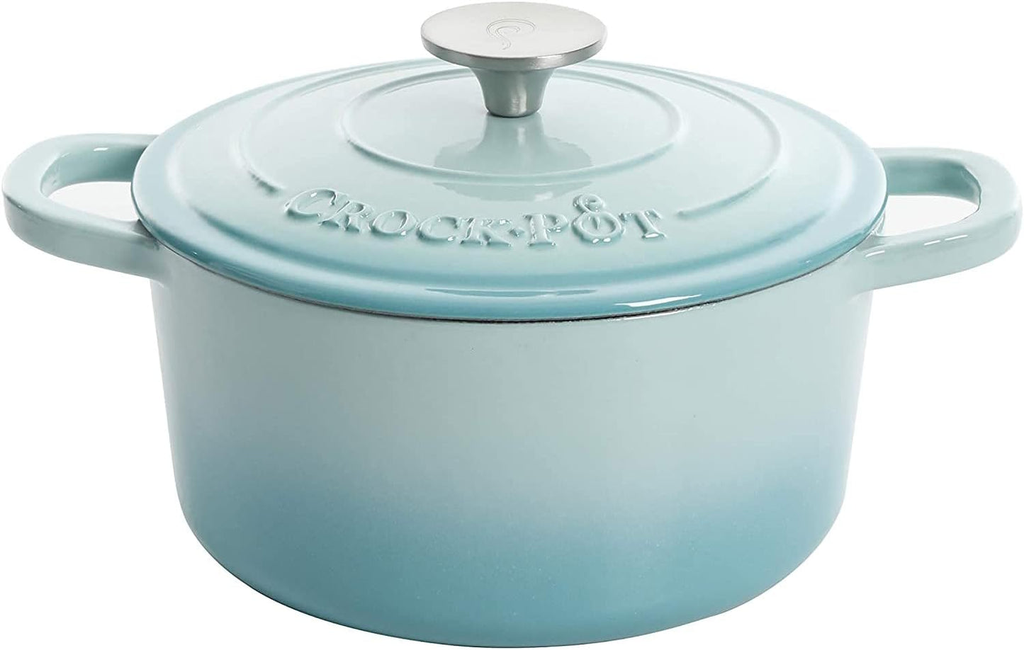 Crock-Pot Artisan Round Enameled Cast Iron Dutch Oven, 7-Quart