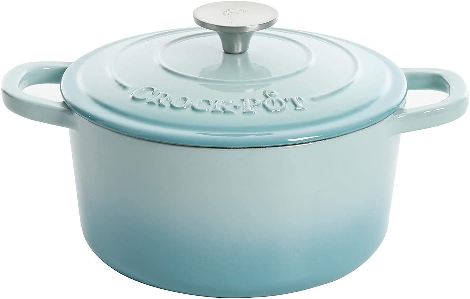 Crock-Pot Artisan Round Enameled Cast Iron Dutch Oven, 7-Quart
