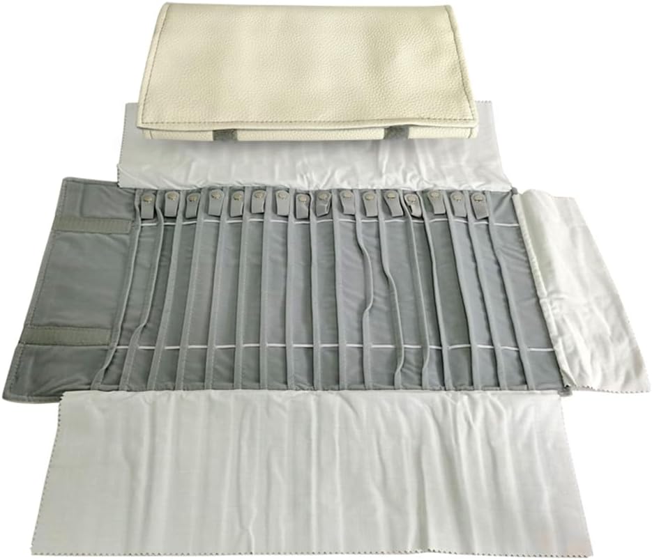 Portable Jewelry Roll for Travel - Secure Necklace Storage Bag