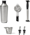 Stylish OXO Steel Barware Set for Entertaining