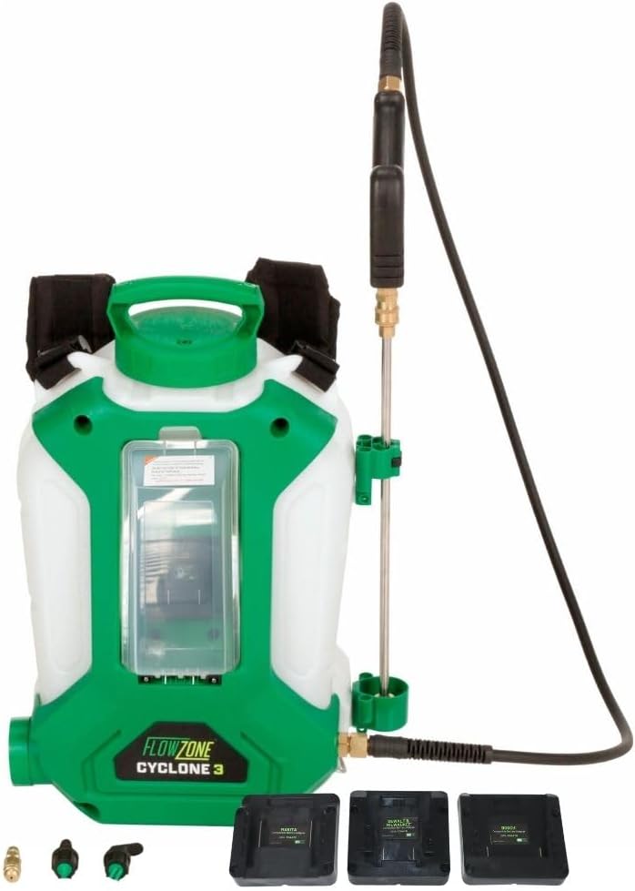 FlowZone Cyclone 3 Battery Powered Backpack Sprayer Review