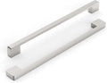 Modern Brushed Satin Nickel Kitchen Cabinet Handles for Stylish Homes