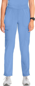Women's Mid Rise Tapered Scrub Pant - Pull-On Comfort & Stretch