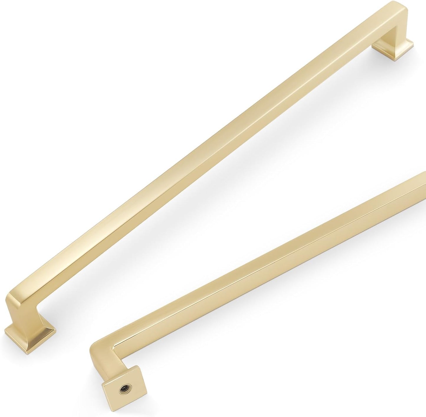 Brushed Brass Cabinet Handles for Kitchen and Furniture Use