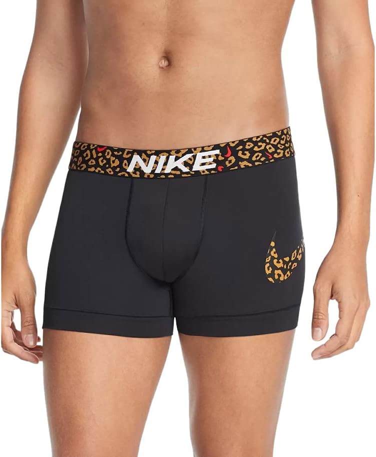 Nike Essential Micro Boxer Briefs - Leopard/Black M