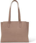 Work Tote Bag for Women 14in Laptop - PU Leather Office Purse